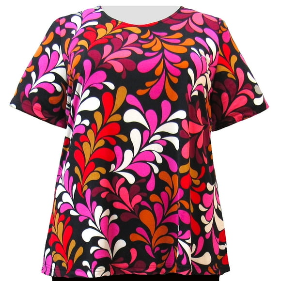 A Personal Touch Womens Plus Size Knit Top Navy Bouquet A Personal Touch Womens Plus Size Knit Top Navy Bouquet